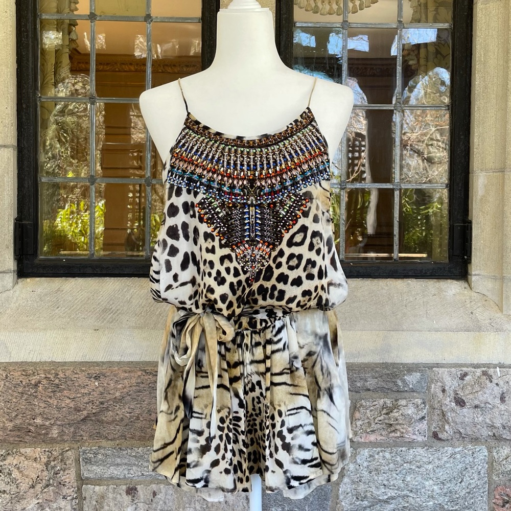 Camilla Animal Print Playsuit